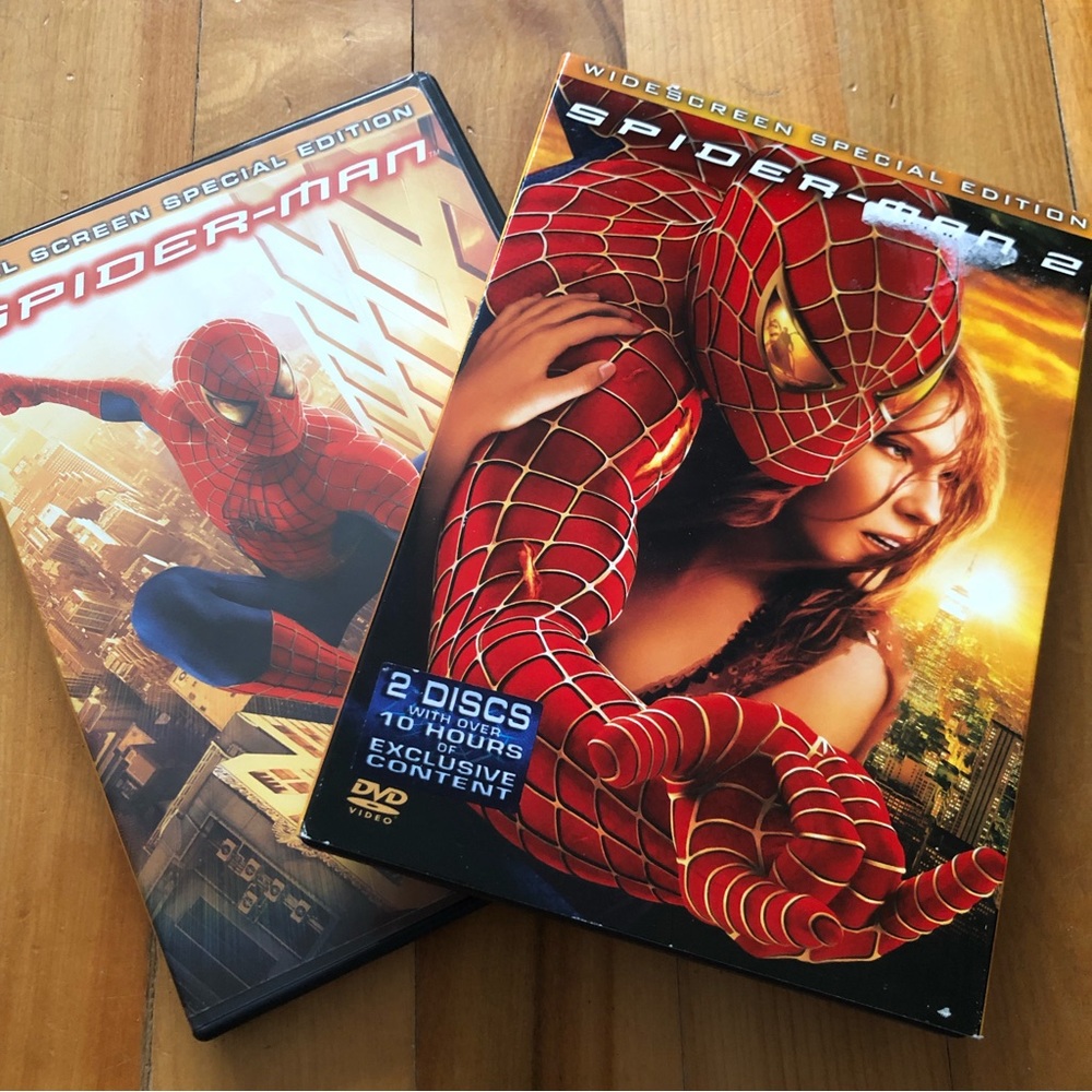 Spider-Man 1 and 2 DVD Movies Special Edition